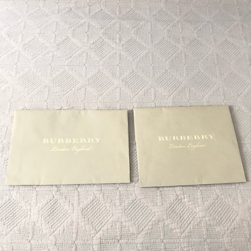 Burberry small paper gift bag